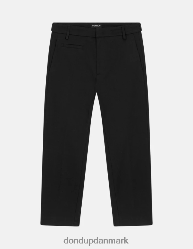 ariel gulerods-fit bomuldsbukser Kvinder 0XD0D0200 sort DONDUP beklædning