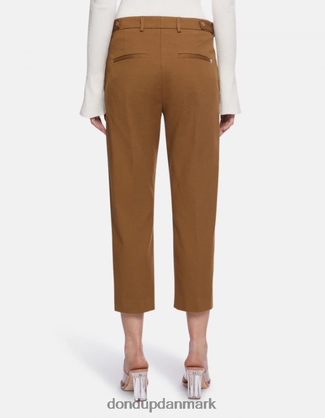 ariel gulerods-fit bomuldsbukser Kvinder 0XD0D0201 kaki DONDUP beklædning