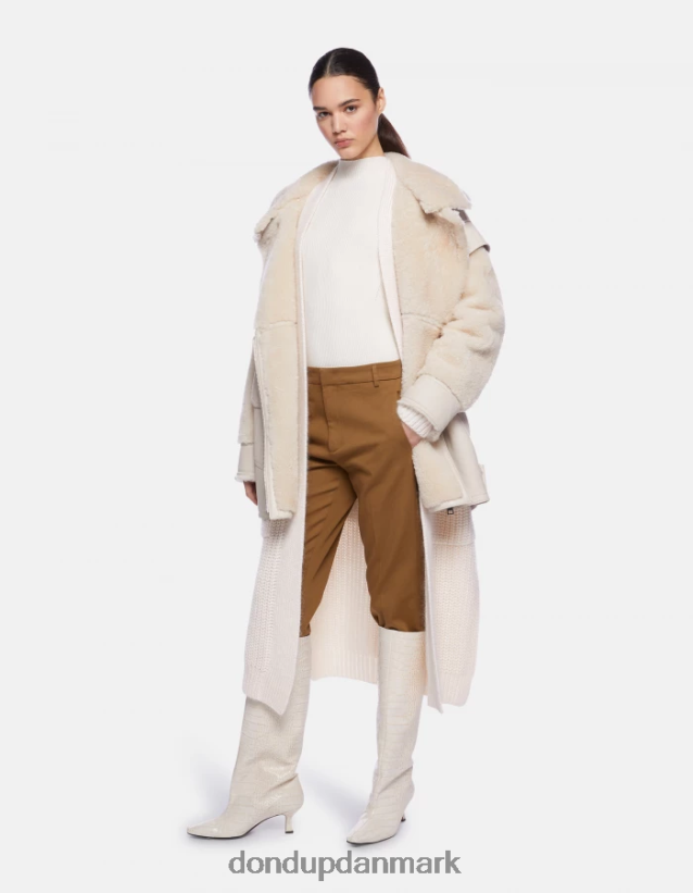 ariel gulerods-fit bomuldsbukser Kvinder 0XD0D0201 kaki DONDUP beklædning