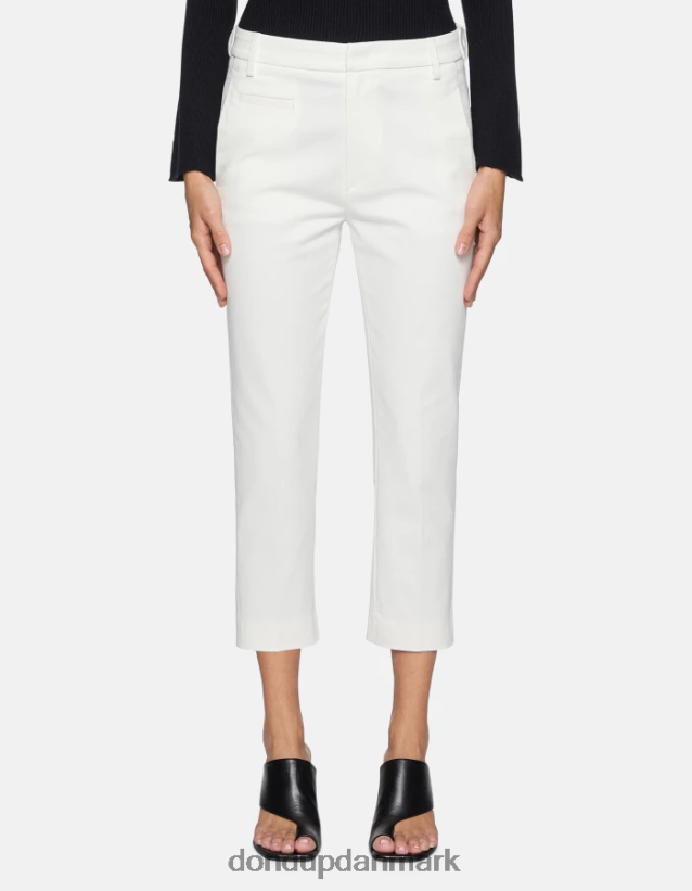 ariel gulerods-fit bomuldsbukser Kvinder 0XD0D0202 hvid DONDUP beklædning