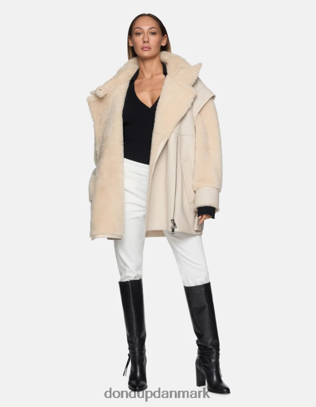 ariel gulerods-fit bomuldsbukser Kvinder 0XD0D0202 hvid DONDUP beklædning