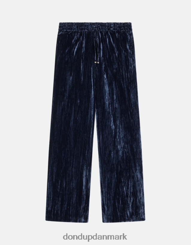 marisol fløjls joggers Kvinder 0XD0D0148 Marine blå DONDUP beklædning