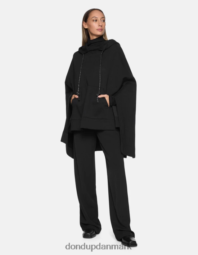 marisol gabardine joggere Kvinder 0XD0D0151 sort DONDUP beklædning