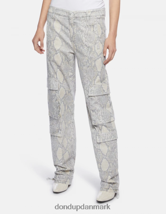 tori bomuldsbukser med løs pasform Kvinder 0XD0D0119 naturlig DONDUP beklædning