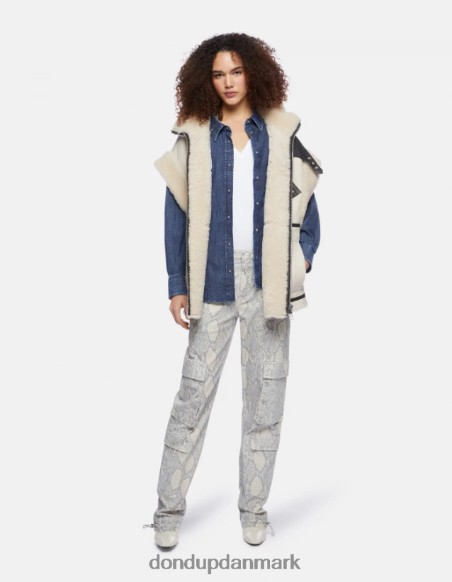 tori bomuldsbukser med løs pasform Kvinder 0XD0D0119 naturlig DONDUP beklædning