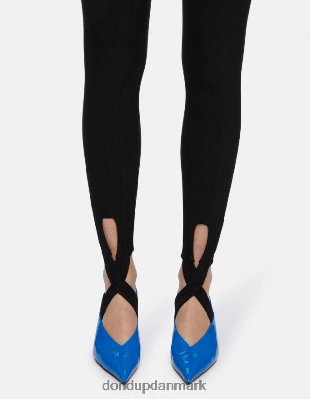 amy jersey leggings Kvinder 0XD0D0144 sort DONDUP beklædning