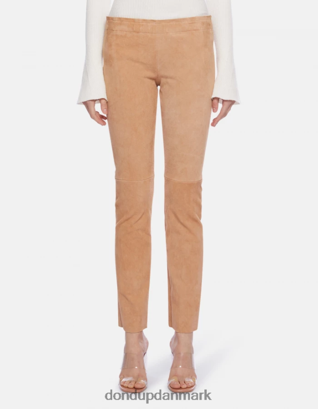 leggings i ruskind Kvinder 0XD0D0141 kanel DONDUP beklædning