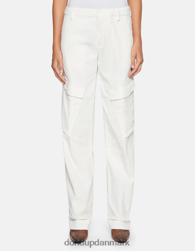 camila fløjlsbukser med løs pasform Kvinder 0XD0D0209 burro DONDUP beklædning