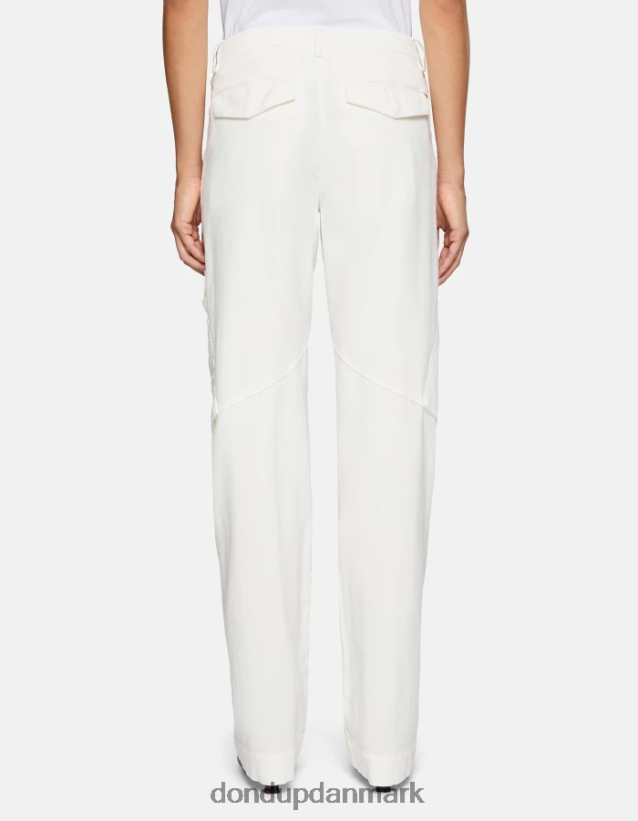 camila fløjlsbukser med løs pasform Kvinder 0XD0D0209 burro DONDUP beklædning