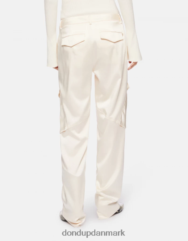 camila satinbukser med løs pasform Kvinder 0XD0D0198 burro DONDUP beklædning