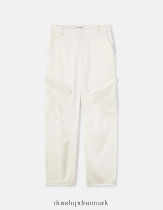 camila satinbukser med løs pasform Kvinder 0XD0D0198 burro DONDUP beklædning