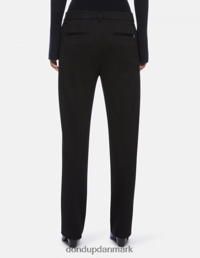 meli 30-tommer jerseybukser med løs pasform Kvinder 0XD0D0227 sort DONDUP beklædning