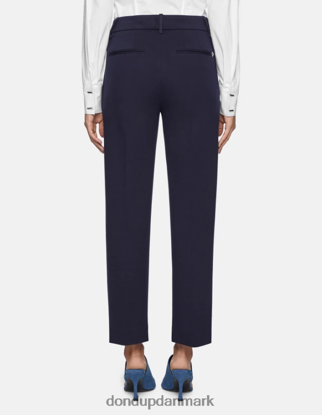 meli cropped jerseybukser med løs pasform Kvinder 0XD0D0220 mørkeblå DONDUP beklædning