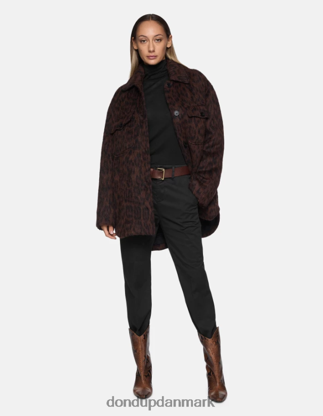 meli cropped satinbukser med løs pasform Kvinder 0XD0D0225 sort DONDUP beklædning