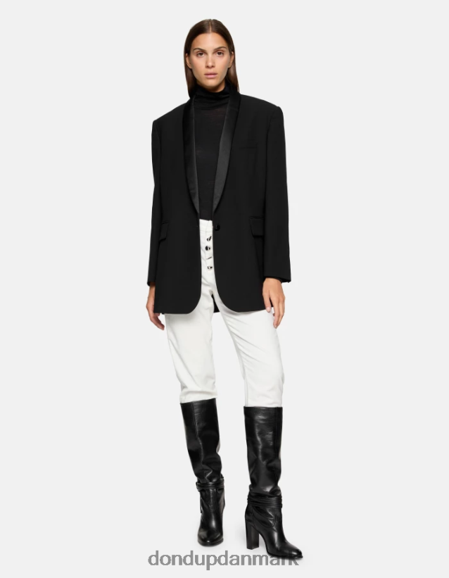 nima fløjlsbukser med løs pasform Kvinder 0XD0D0135 burro DONDUP beklædning