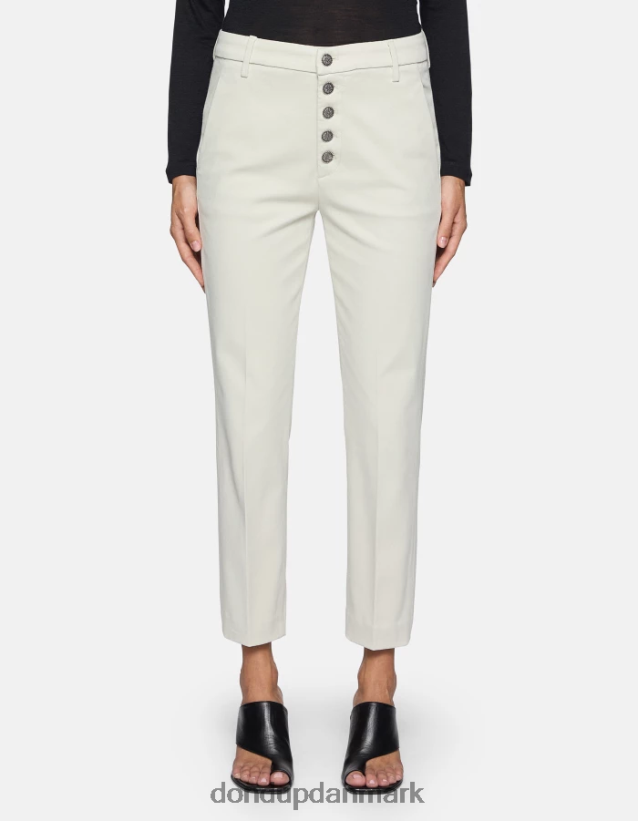 nima trikotinbukser med løs pasform Kvinder 0XD0D0231 gesso DONDUP beklædning