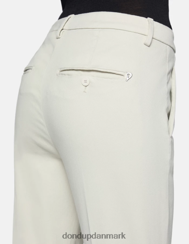 nima trikotinbukser med løs pasform Kvinder 0XD0D0231 gesso DONDUP beklædning