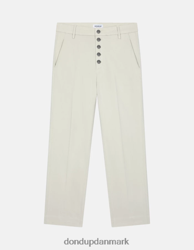 nima trikotinbukser med løs pasform Kvinder 0XD0D0231 gesso DONDUP beklædning