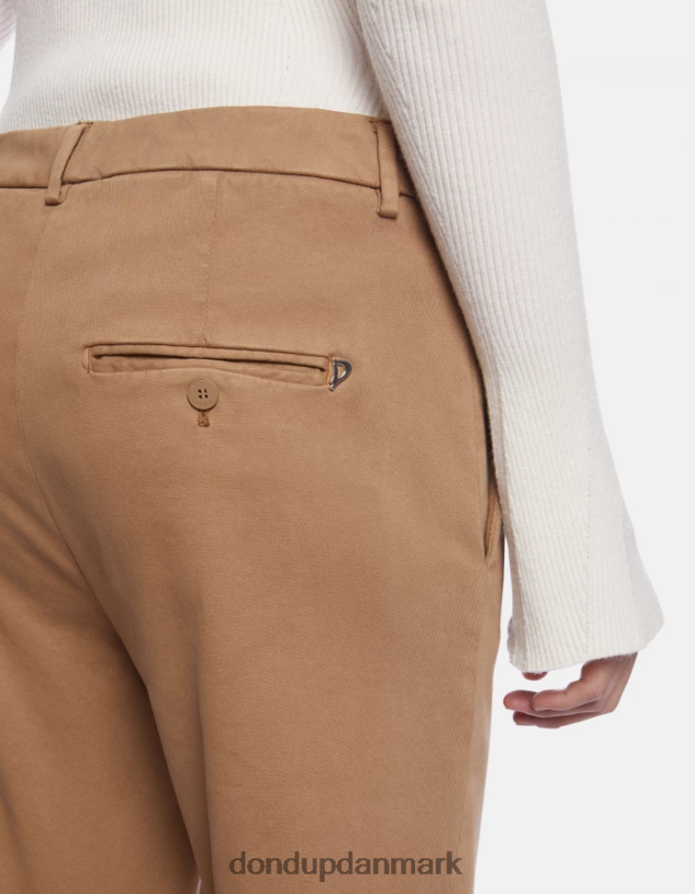 nima trikotinbukser med løs pasform Kvinder 0XD0D0232 sand DONDUP beklædning