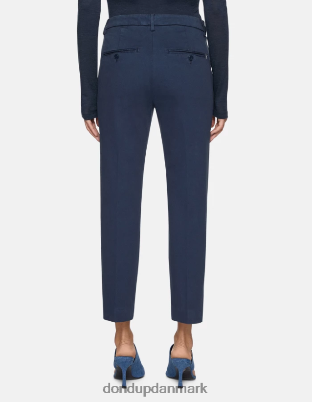 nima trikotinbukser med løs pasform Kvinder 0XD0D0233 Marine blå DONDUP beklædning