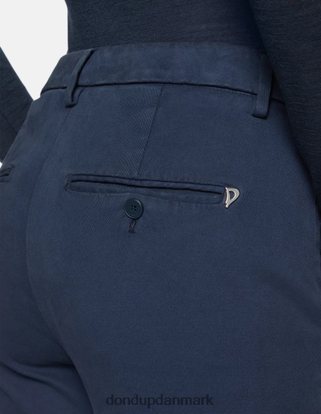 nima trikotinbukser med løs pasform Kvinder 0XD0D0233 Marine blå DONDUP beklædning