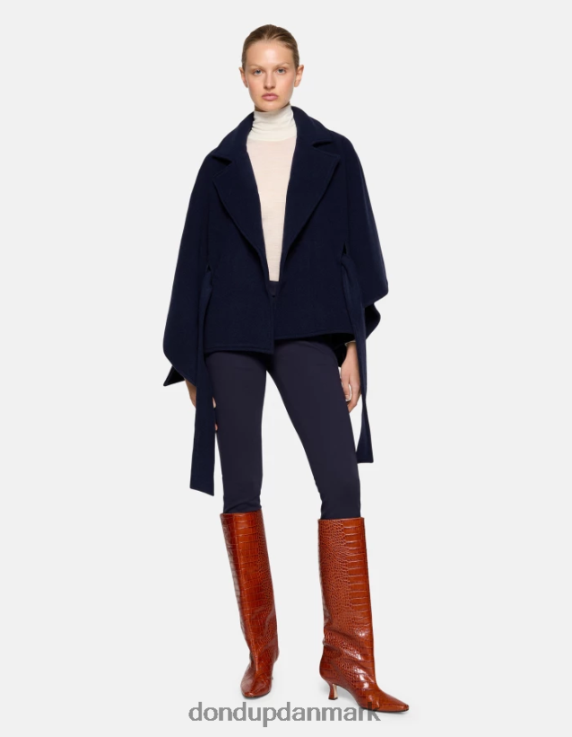 perfekte slim fit jerseybukser Kvinder 0XD0D0127 mørkeblå DONDUP beklædning