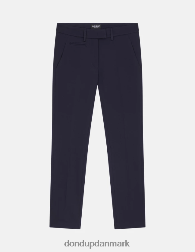 perfekte slim fit jerseybukser Kvinder 0XD0D0127 mørkeblå DONDUP beklædning