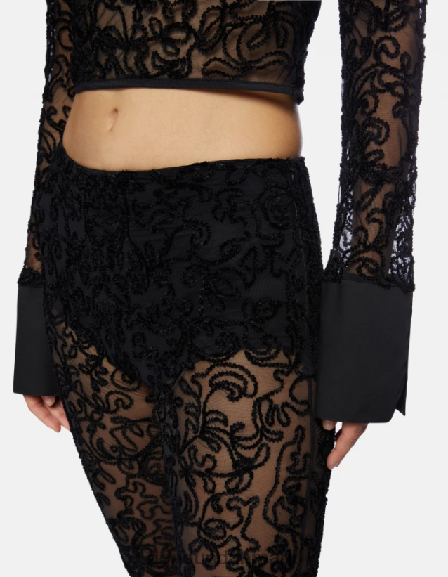 slim fit blondebukser Kvinder 0XD0D0239 sort DONDUP beklædning