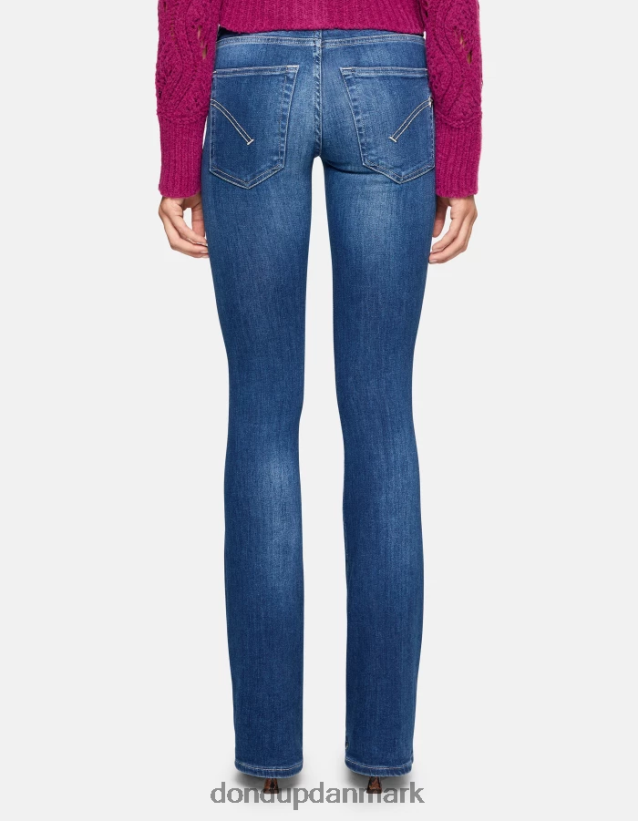 lola bootcut-jeans i stretch-denim Kvinder 0XD0D041 blå DONDUP beklædning
