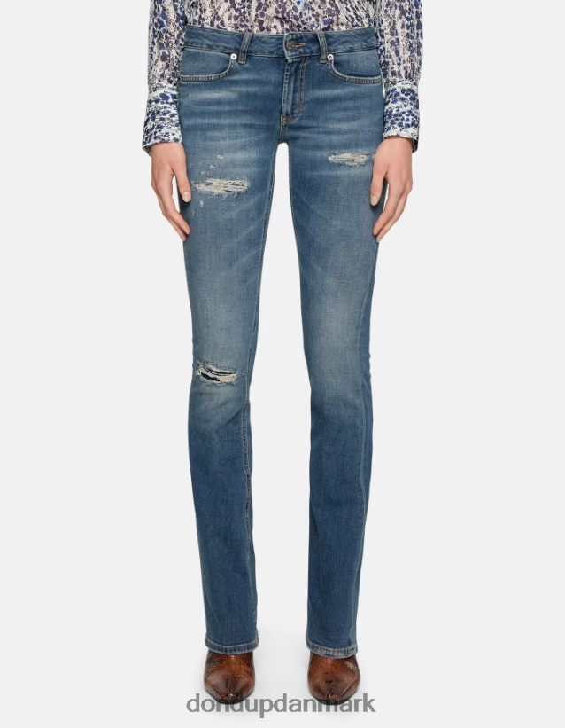 lola bootcut-jeans i stretch-denim Kvinder 0XD0D043 blå DONDUP beklædning