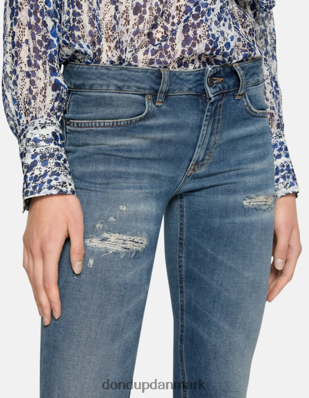 lola bootcut-jeans i stretch-denim Kvinder 0XD0D043 blå DONDUP beklædning