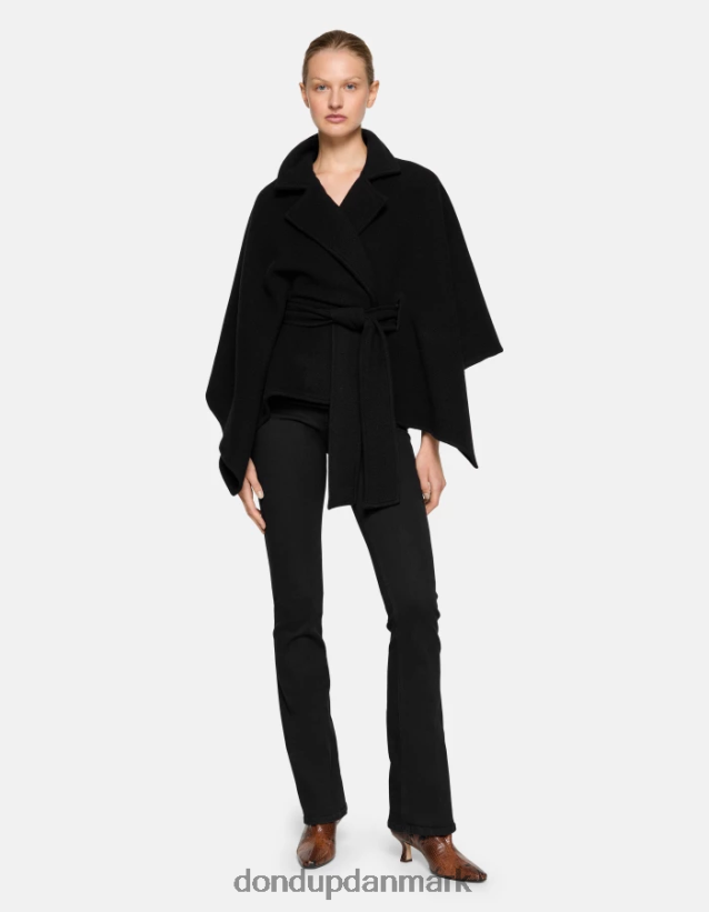 lola bootcut-jeans i stretch-denim Kvinder 0XD0D07 sort DONDUP beklædning