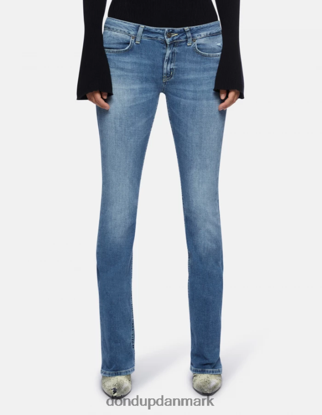 lola bootcut-jeans i stretch-denim Kvinder 0XD0D097 blå DONDUP beklædning