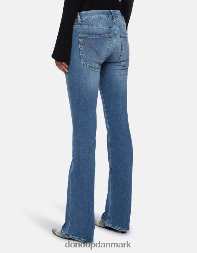 lola bootcut-jeans i stretch-denim Kvinder 0XD0D097 blå DONDUP beklædning