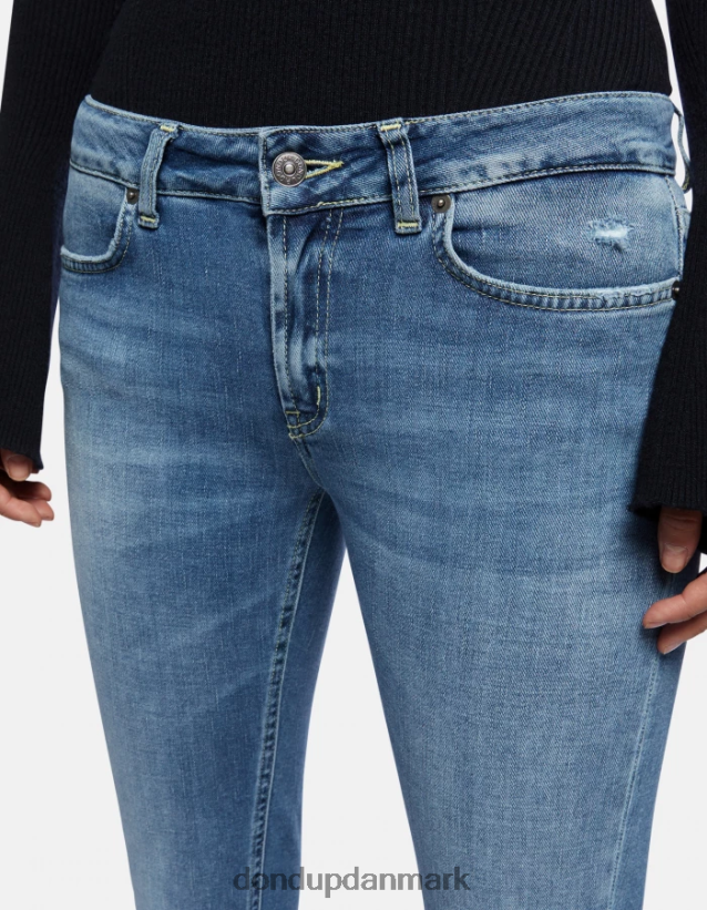 lola bootcut-jeans i stretch-denim Kvinder 0XD0D097 blå DONDUP beklædning