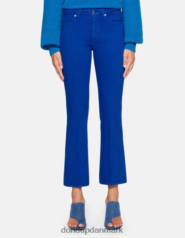 mandy super skinny bootcut-jeans i stretch bull denim Kvinder 0XD0D015 kongeblå DONDUP beklædning