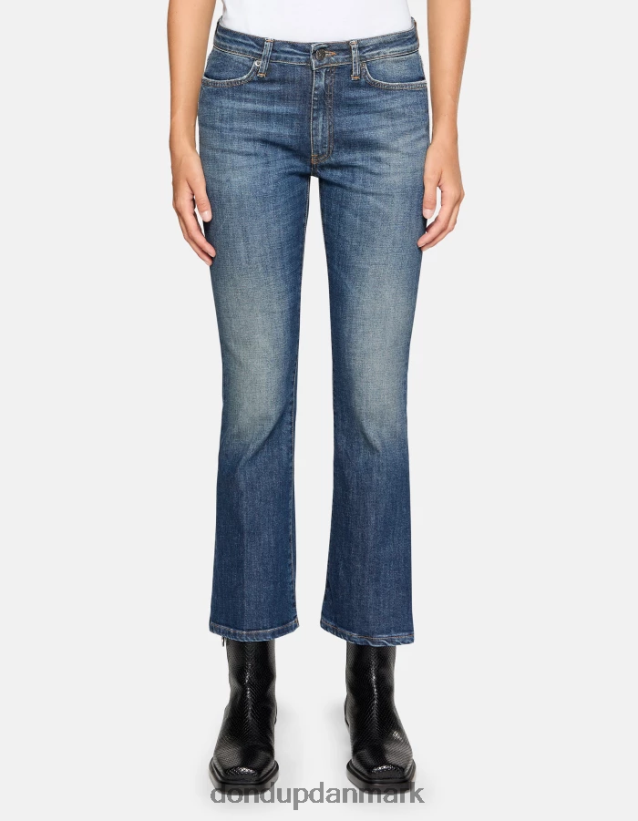 mandy super skinny bootcut jeans i stretchdenim Kvinder 0XD0D056 blå DONDUP beklædning