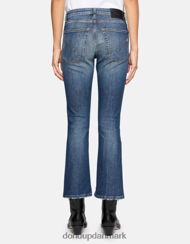 mandy super skinny bootcut jeans i stretchdenim Kvinder 0XD0D056 blå DONDUP beklædning
