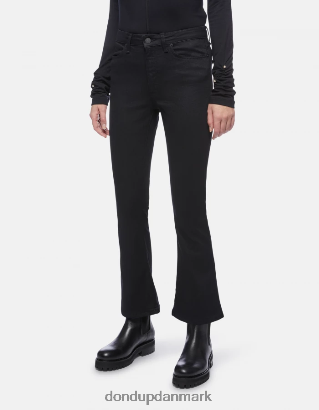 mandy super skinny bootcut jeans i stretchdenim Kvinder 0XD0D079 sort DONDUP beklædning