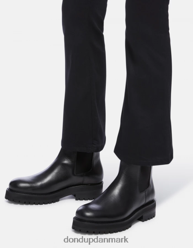 mandy super skinny bootcut jeans i stretchdenim Kvinder 0XD0D079 sort DONDUP beklædning