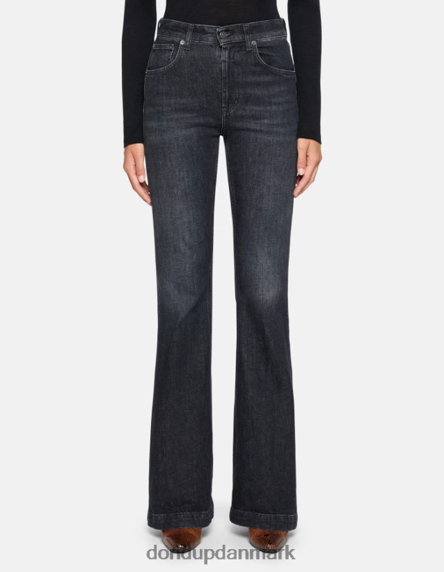 olivia bootcut stretch denim jeans Kvinder 0XD0D058 sort DONDUP beklædning