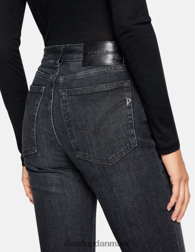 olivia bootcut stretch denim jeans Kvinder 0XD0D058 sort DONDUP beklædning