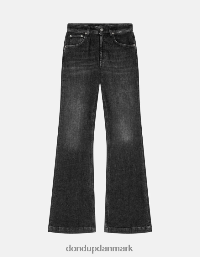 olivia bootcut stretch denim jeans Kvinder 0XD0D058 sort DONDUP beklædning