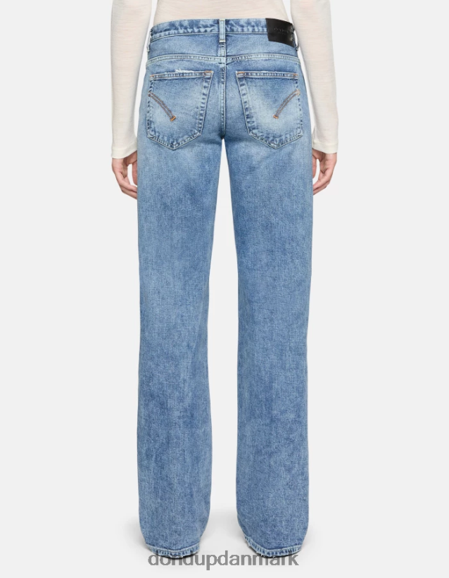 jacklyn stive denimjeans med brede ben Kvinder 0XD0D081 blå DONDUP beklædning