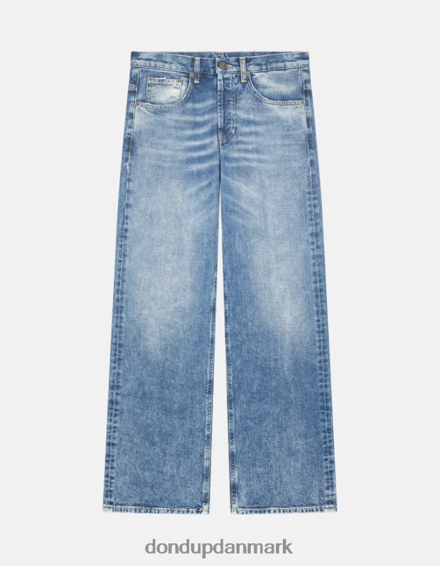 jacklyn stive denimjeans med brede ben Kvinder 0XD0D081 blå DONDUP beklædning
