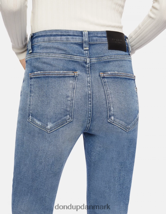 cindy jeans i regular fit stretch-denim Kvinder 0XD0D055 blå DONDUP beklædning