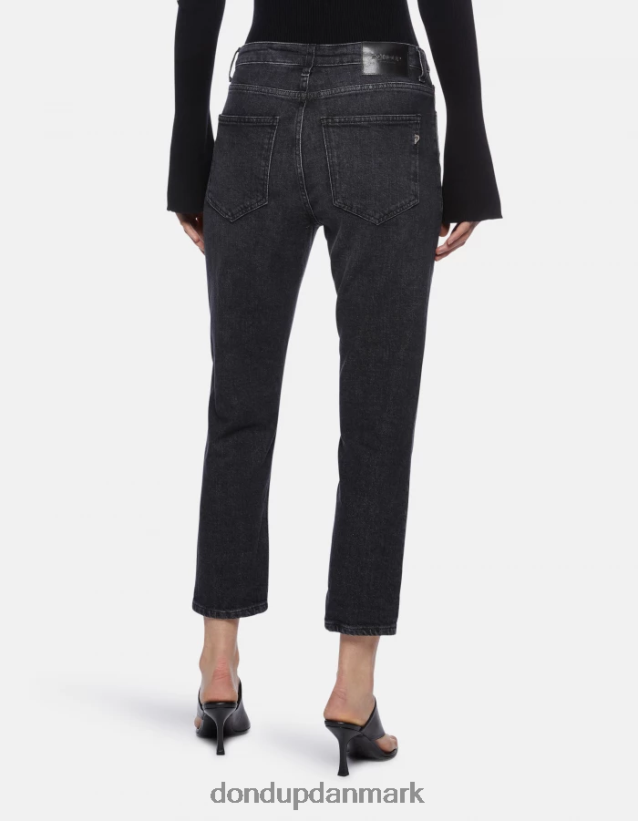 cindy jeans i regular fit stretch-denim Kvinder 0XD0D064 sort DONDUP beklædning