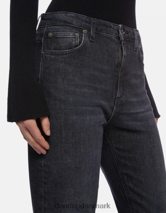 cindy jeans i regular fit stretch-denim Kvinder 0XD0D064 sort DONDUP beklædning