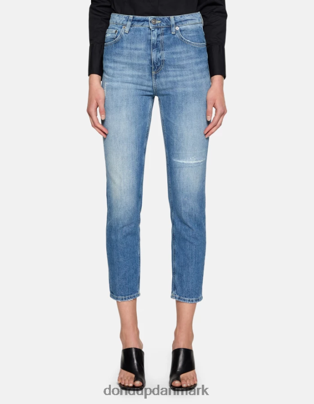 cindy regular fit stive denim jeans Kvinder 0XD0D020 blå DONDUP beklædning