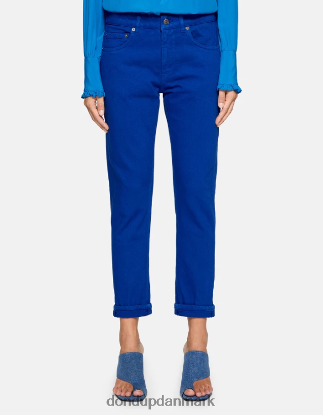 mila carrot-fit jeans i stretch bull denim Kvinder 0XD0D050 kongeblå DONDUP beklædning